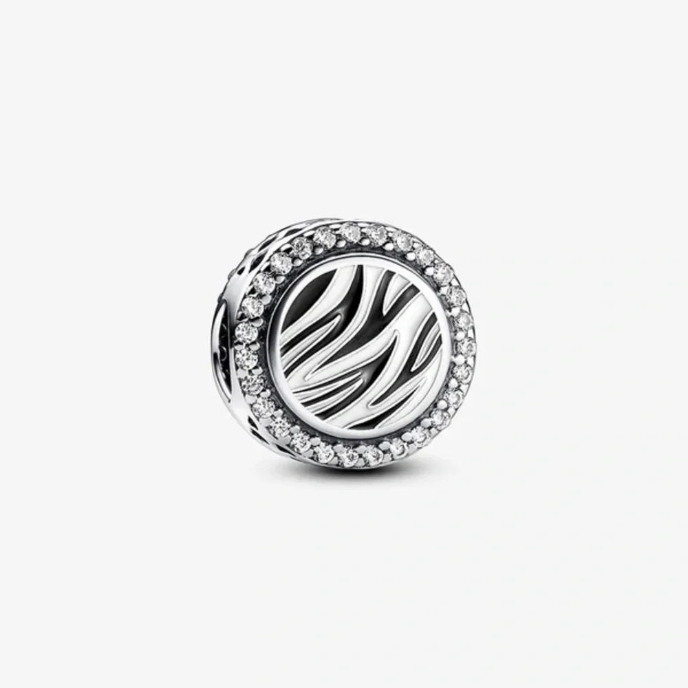 Pandora Zebra Stripes Sparkling Charm